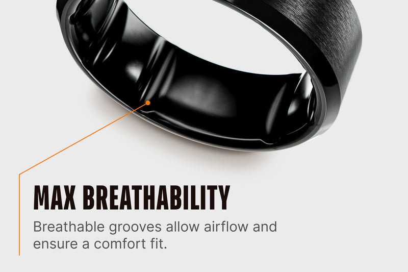 Groove Ring® Tungsten - Black