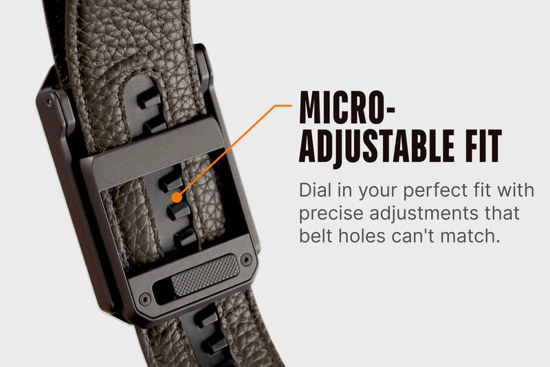 Groove Leather Belt® - Brown