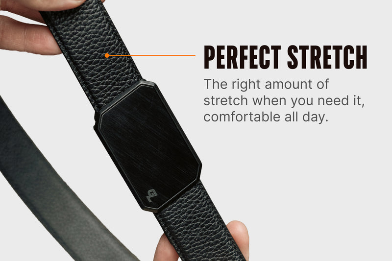 Groove Leather Belt® - Black