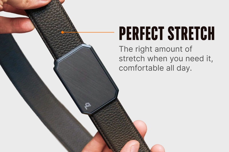 Groove Leather Belt® - Brown