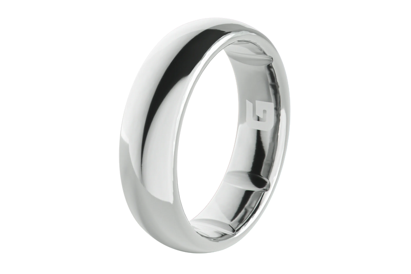 Groove Ring® Tungsten 6mm - Platinum
