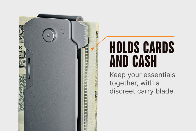 Groove™ Money Clip Knife - Silver