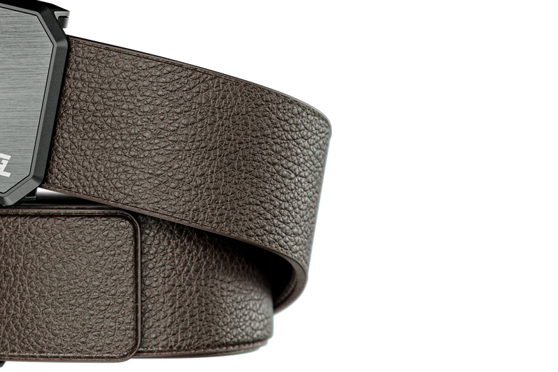 Groove Leather Belt® - Brown