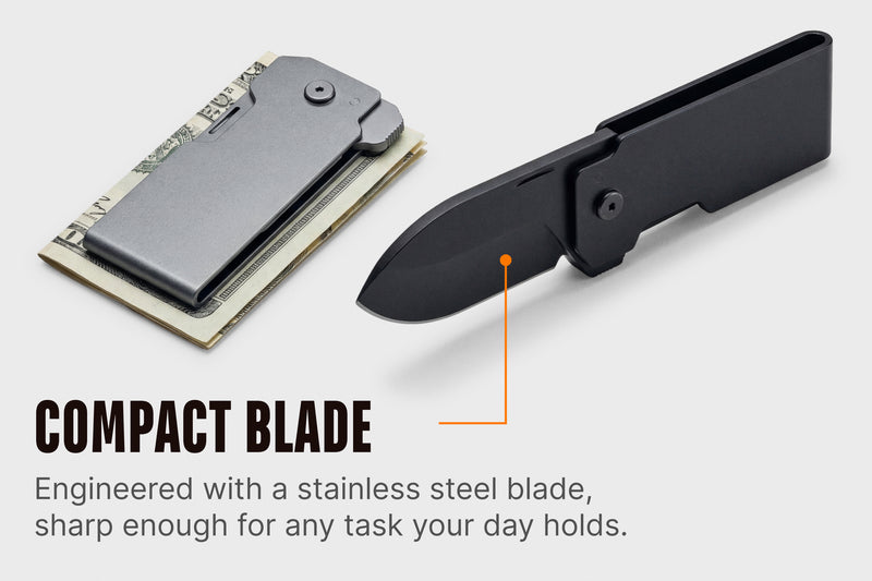 Groove™ Money Clip Knife - Black